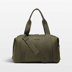 Dagne Dover Landon Moss Green Large Air Mesh Carryall Bag